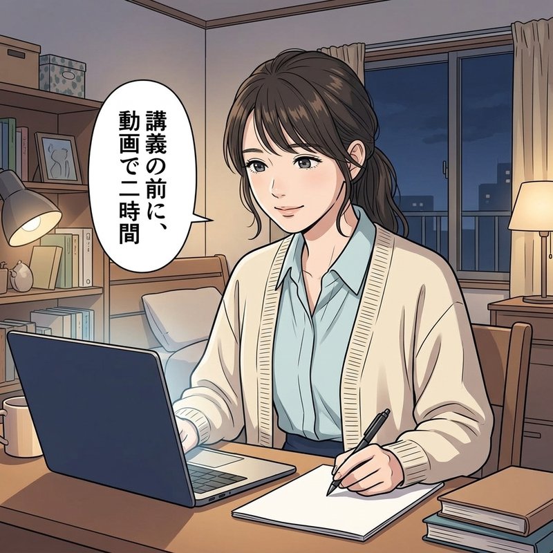 自分が見てきたことにも意味があったと気づくミサキ（コマ1）