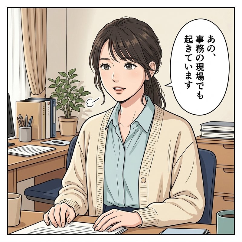 自分が見てきたことにも意味があったと気づくミサキ（コマ3）